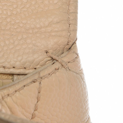Chanel Caviar Quilted Jumbo Kelly Flap Beige Clair 12 of 19
