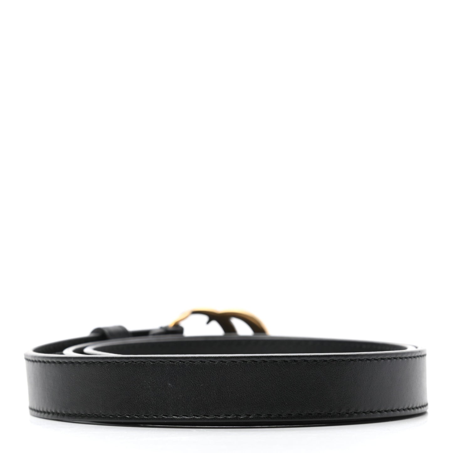 Calfskin Double G 20mm Belt 75 30 Black