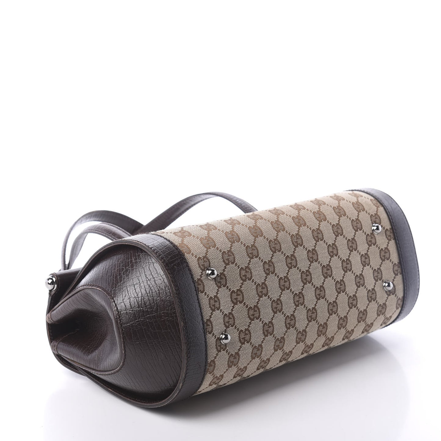 Monogram Bamboo Bullet Bag Dark Brown
