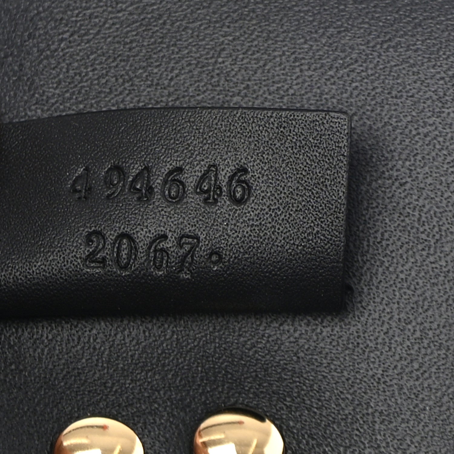 Gucci Calfskin Super Mini Sylvie Chain Shoulder Bag Black 7 of 11