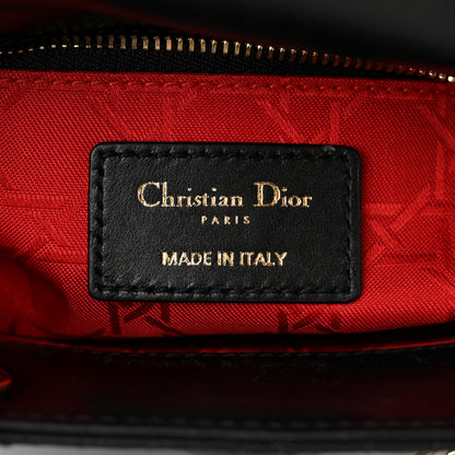 Christian Dior Lambskin Cannage Small My ABCDior Lady Dior Black 6 of 13