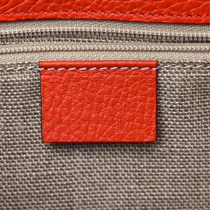 Gucci Dollar Calfskin Interlocking G Shoulder Bag Sun Orange 6 of 11