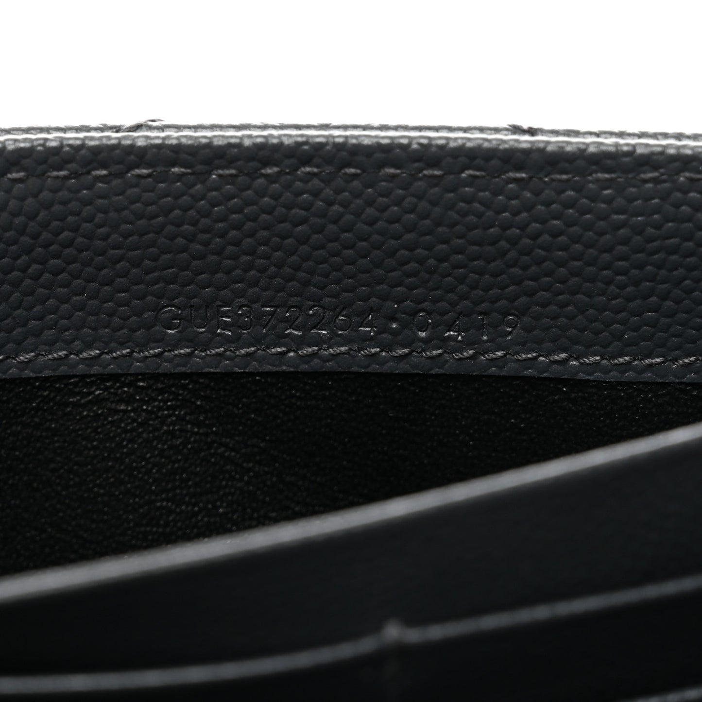 Grain De Poudre Matelasse Chevron Monogram Flap Wallet Dark Smog