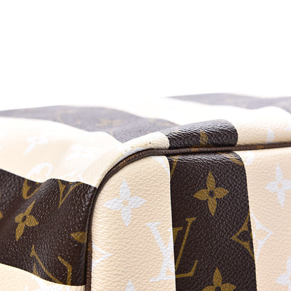 Louis Vuitton Monogram Rayures Neverfull MM 7 of 17