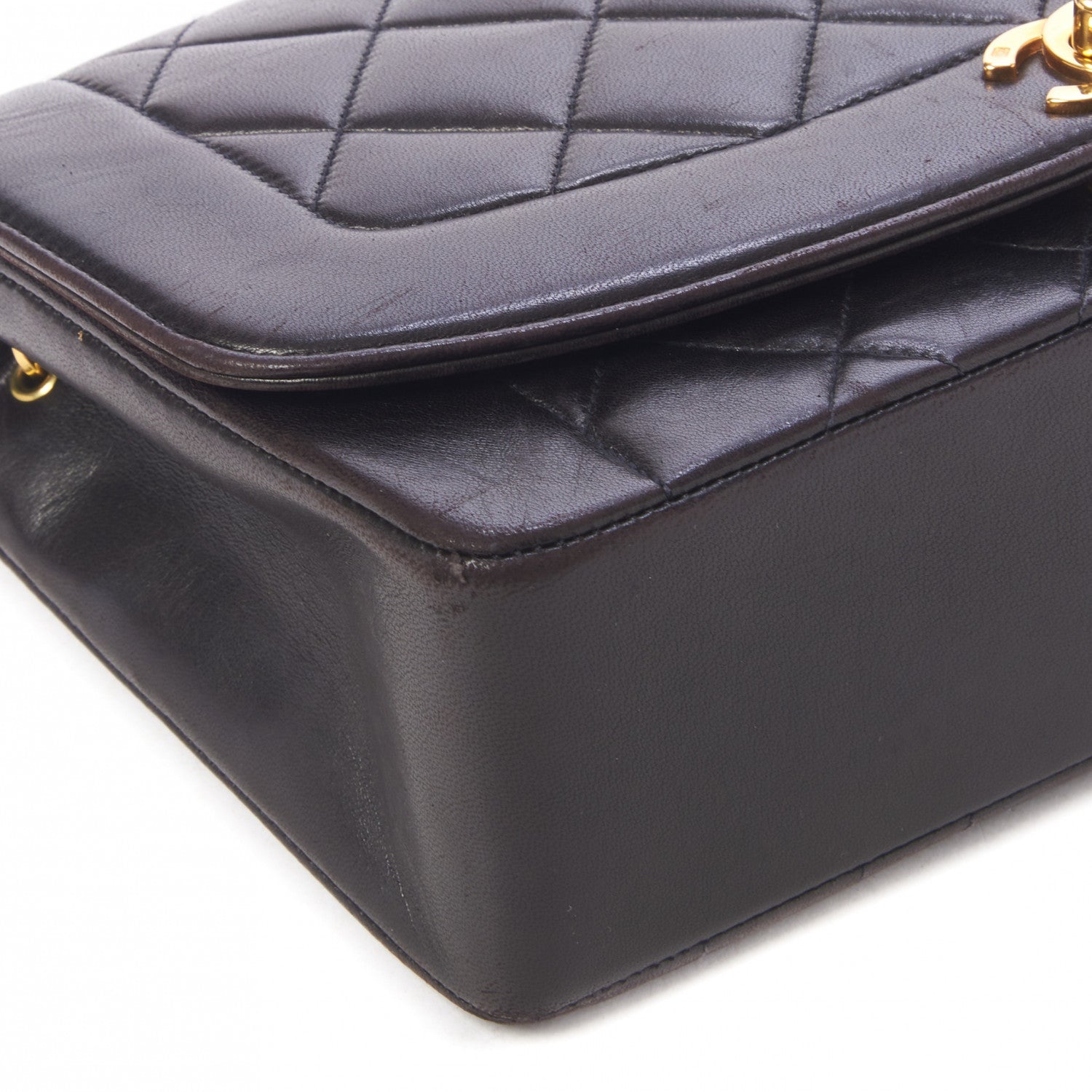 Chanel Lambskin Quilted Medium Single Flap Black 6 of 10