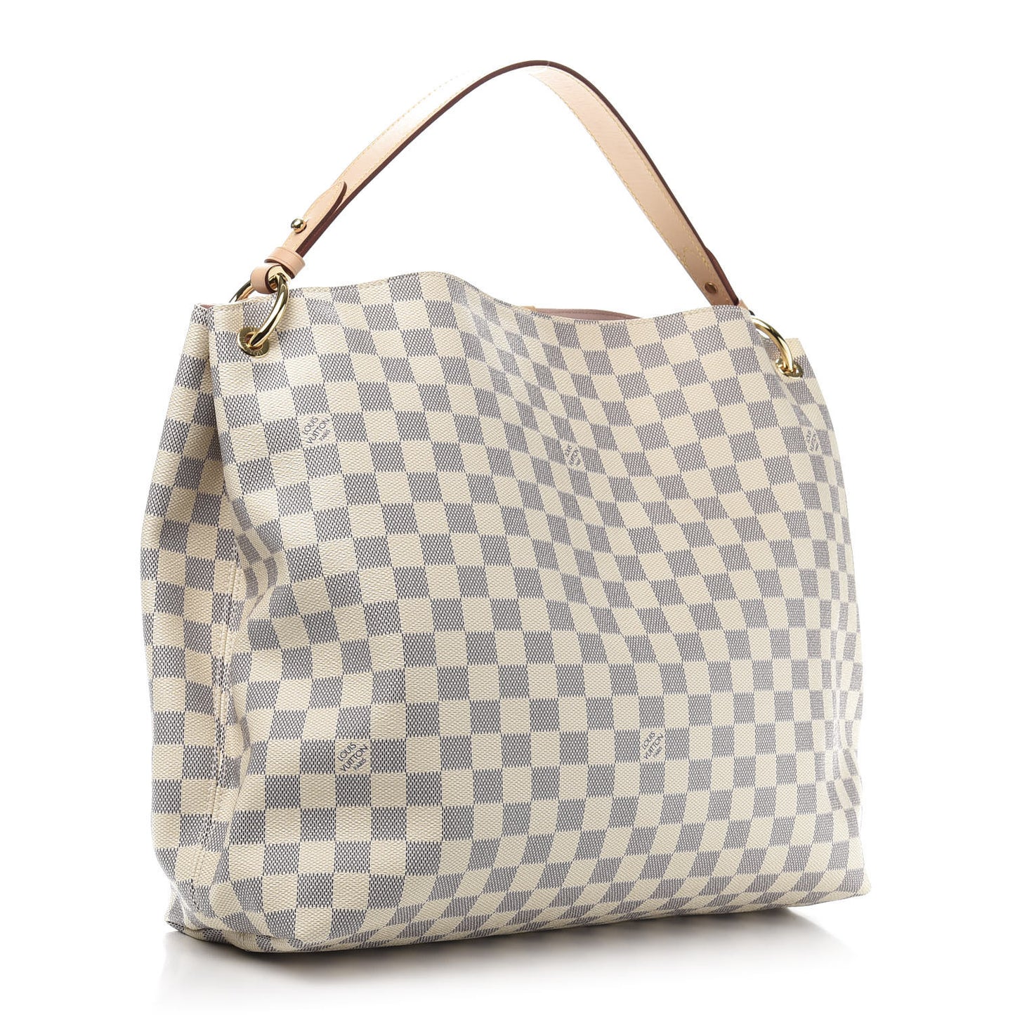 Damier Azur Graceful MM Rose Ballerine