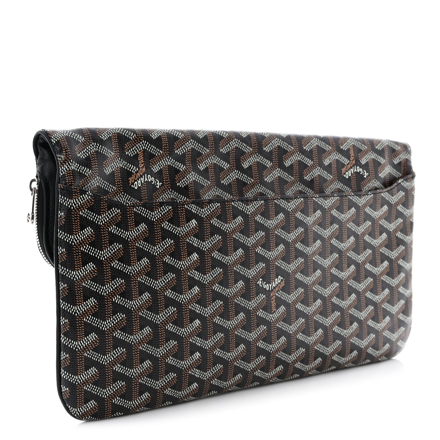 Goyardine Sainte Marie Soft Clutch Black