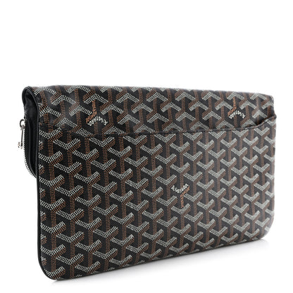 Goyard Goyardine Sainte Marie Soft Clutch Black 3 of 9