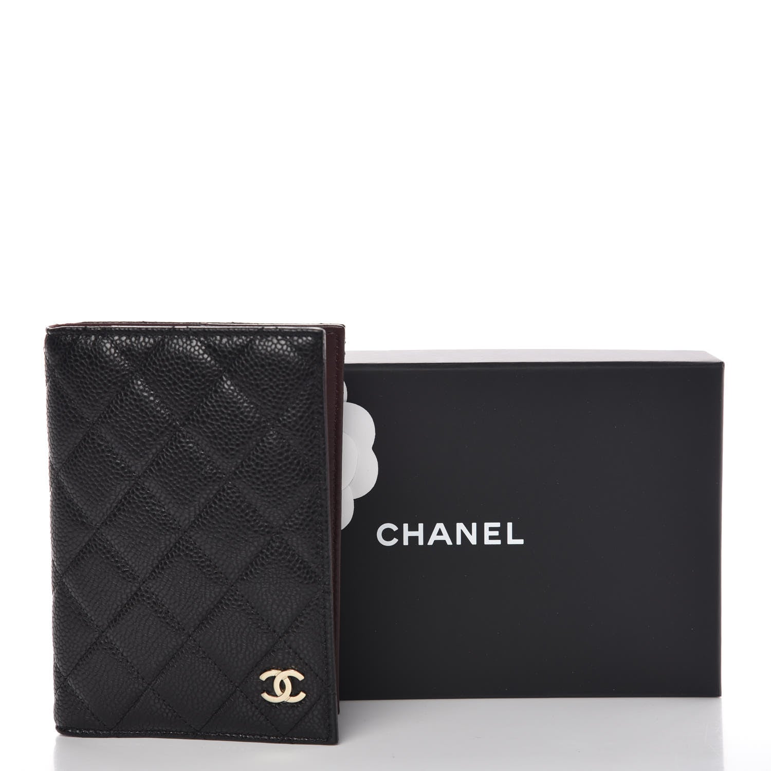 Chanel Caviar Quilted Passport Holder Black 8 of 8