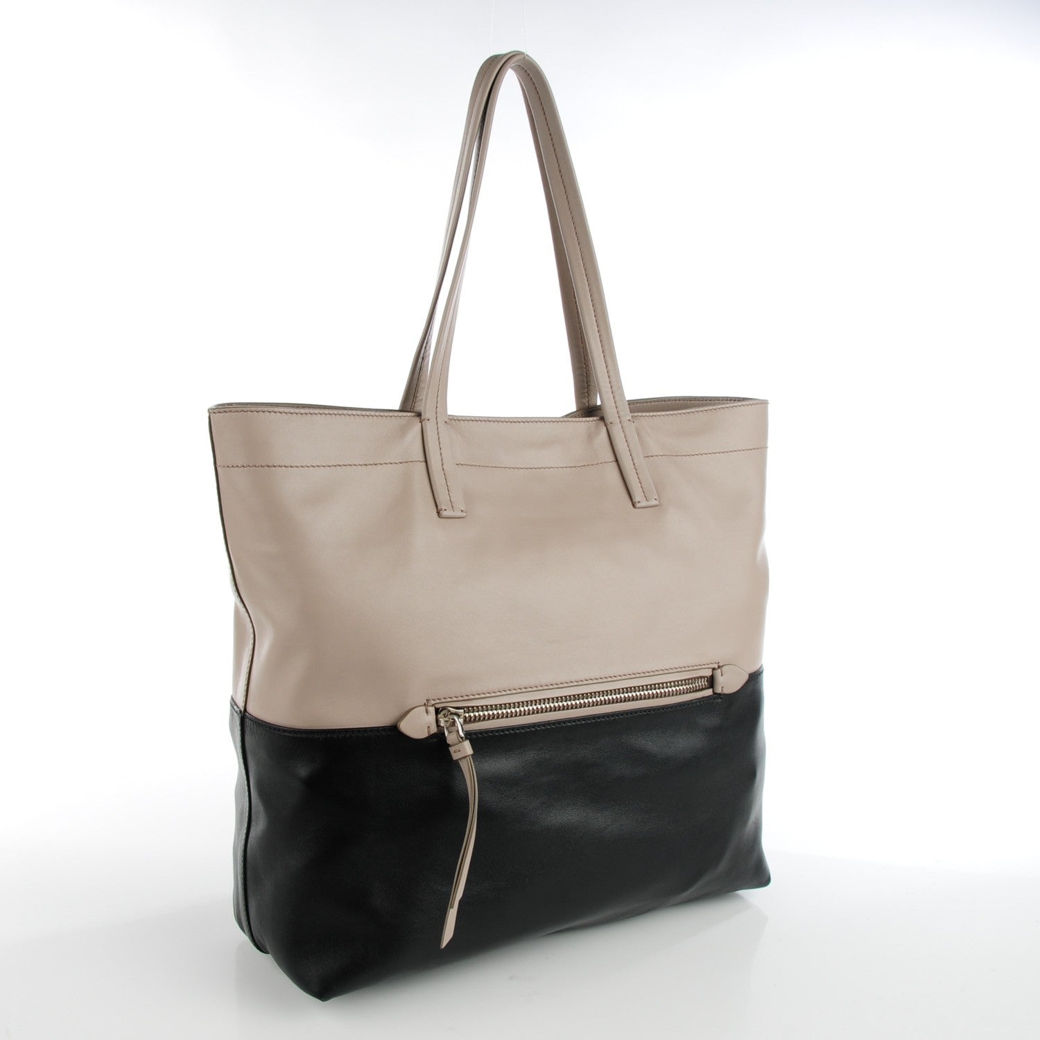 Miu Miu Vitello Soft Calf Shopping Tote Allumino Nero Black 3 of 9