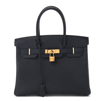 Hermes Togo Birkin 30 Bleu Nuit 1 of 11