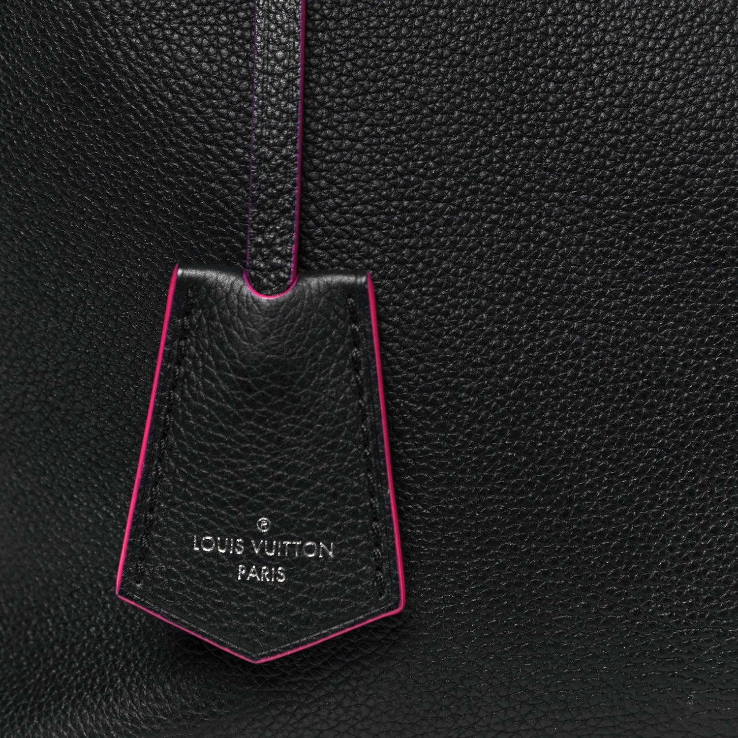 Louis Vuitton Calfskin Lockme Bucket Black 8 of 14