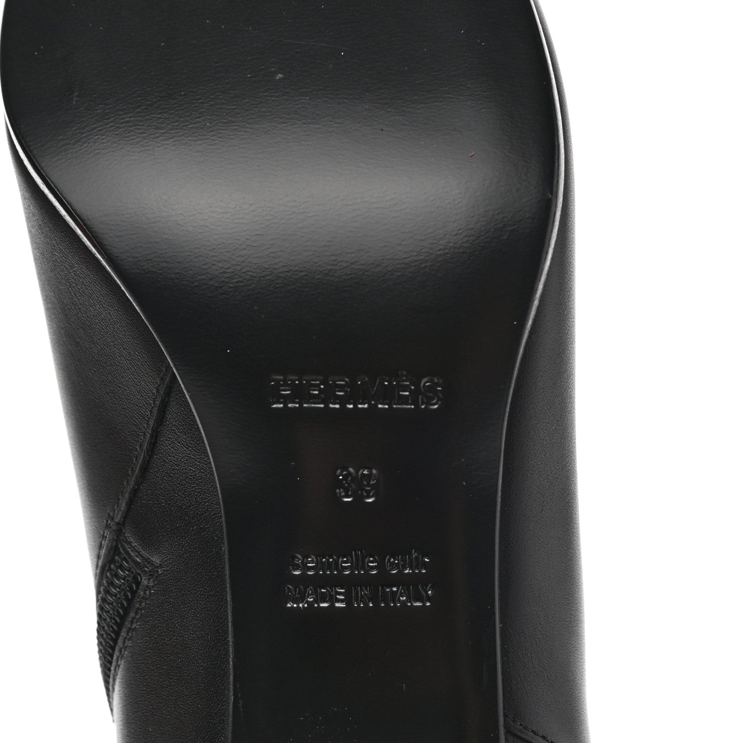 Hermes Calfskin Saint Germain Ankle Boots 39 Black 6 of 12