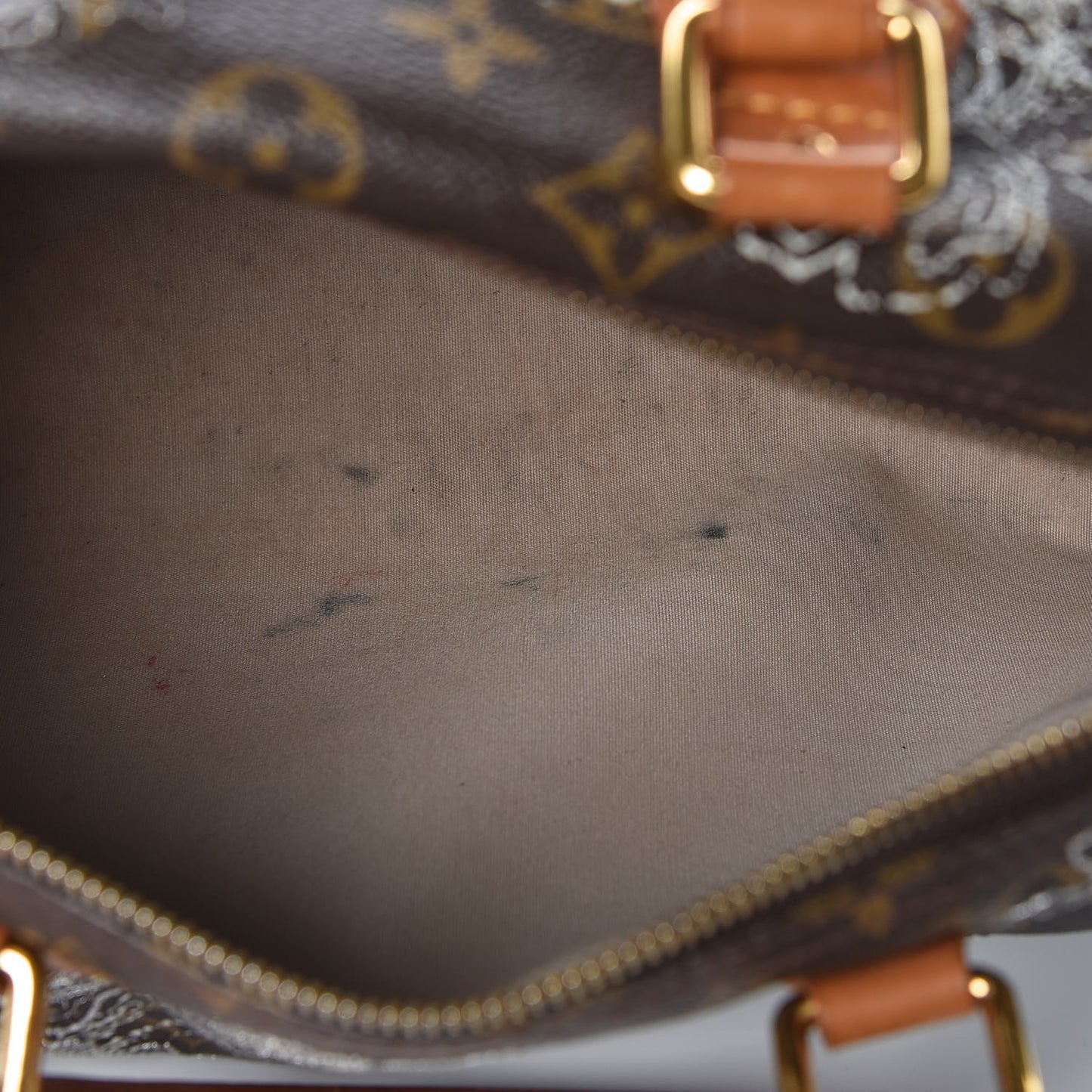 Monogram Dentelle Speedy 30 Silver