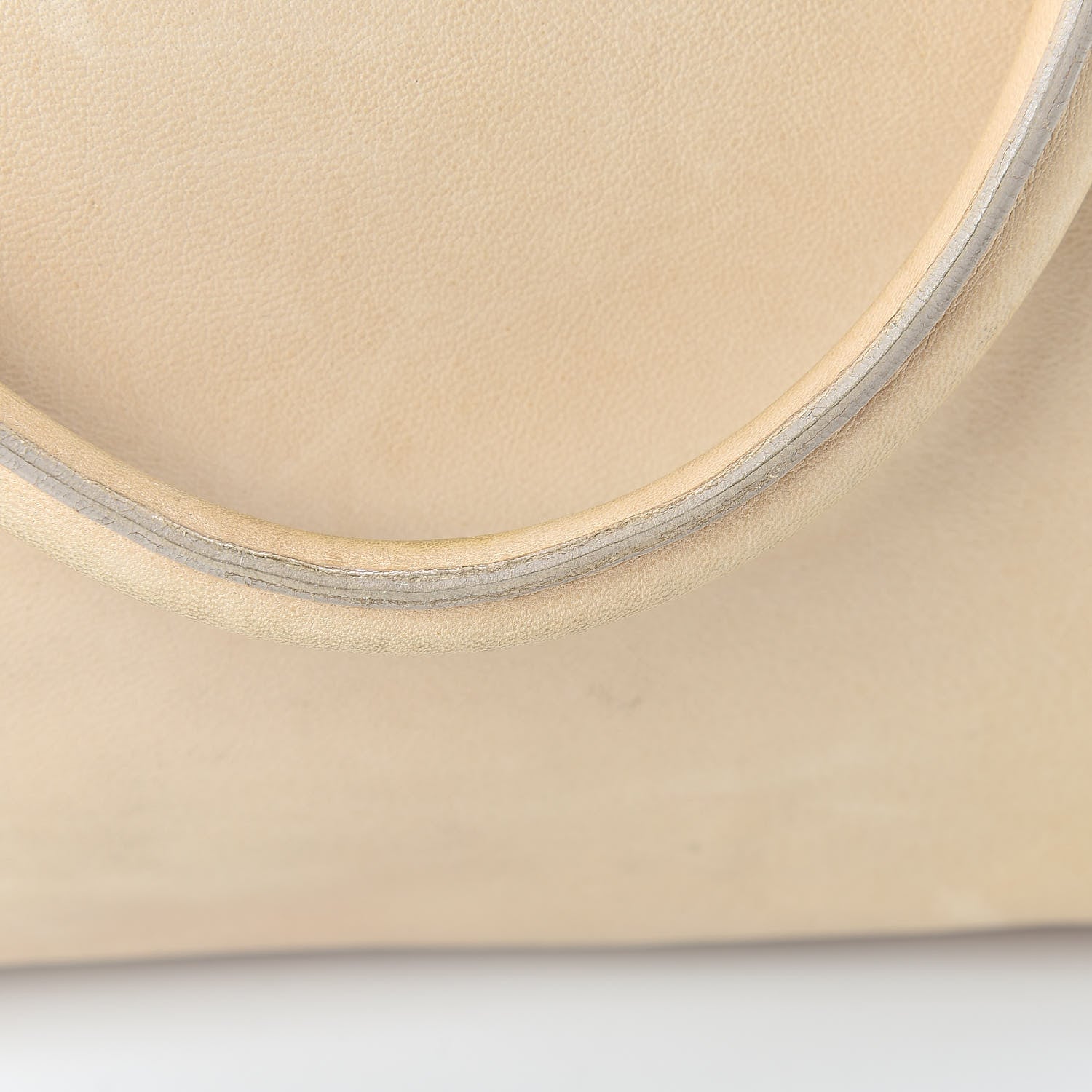 Valentino Garavani Lambskin Ruffle Tote Beige 16 of 19
