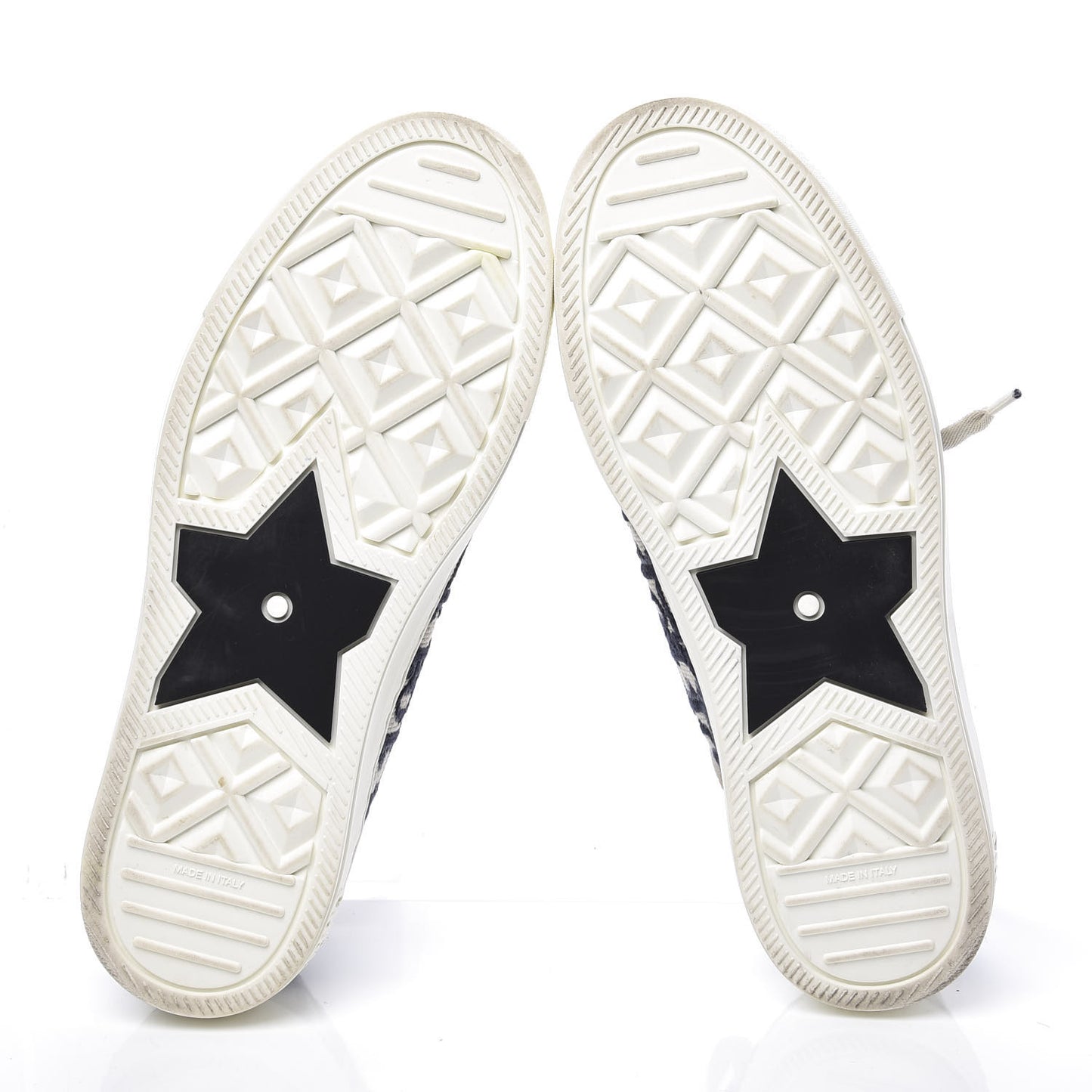 Canvas Oblique Walk'N'Dior Low Top Sneakers 38 Deep Blue