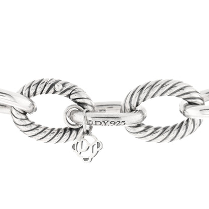 David Yurman Sterling Silver 16mm Large Oval Link Necklace 3 of 3