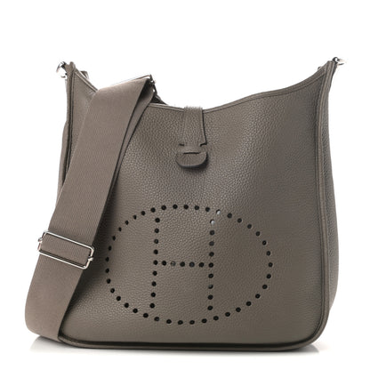 Hermes Taurillon Clemence Evelyne III GM Etain 1 of 10
