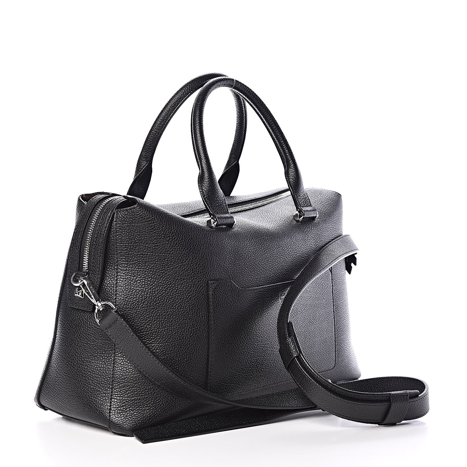 MCM Grained Calfskin Large Ella Boston Black 3 of 13