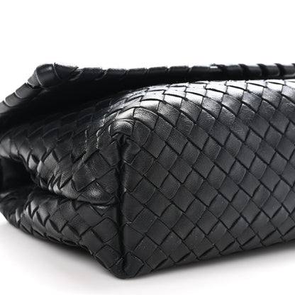 Bottega Veneta Nappa Intrecciato Baby Olimpia Shoulder Bag Black 9 of 10