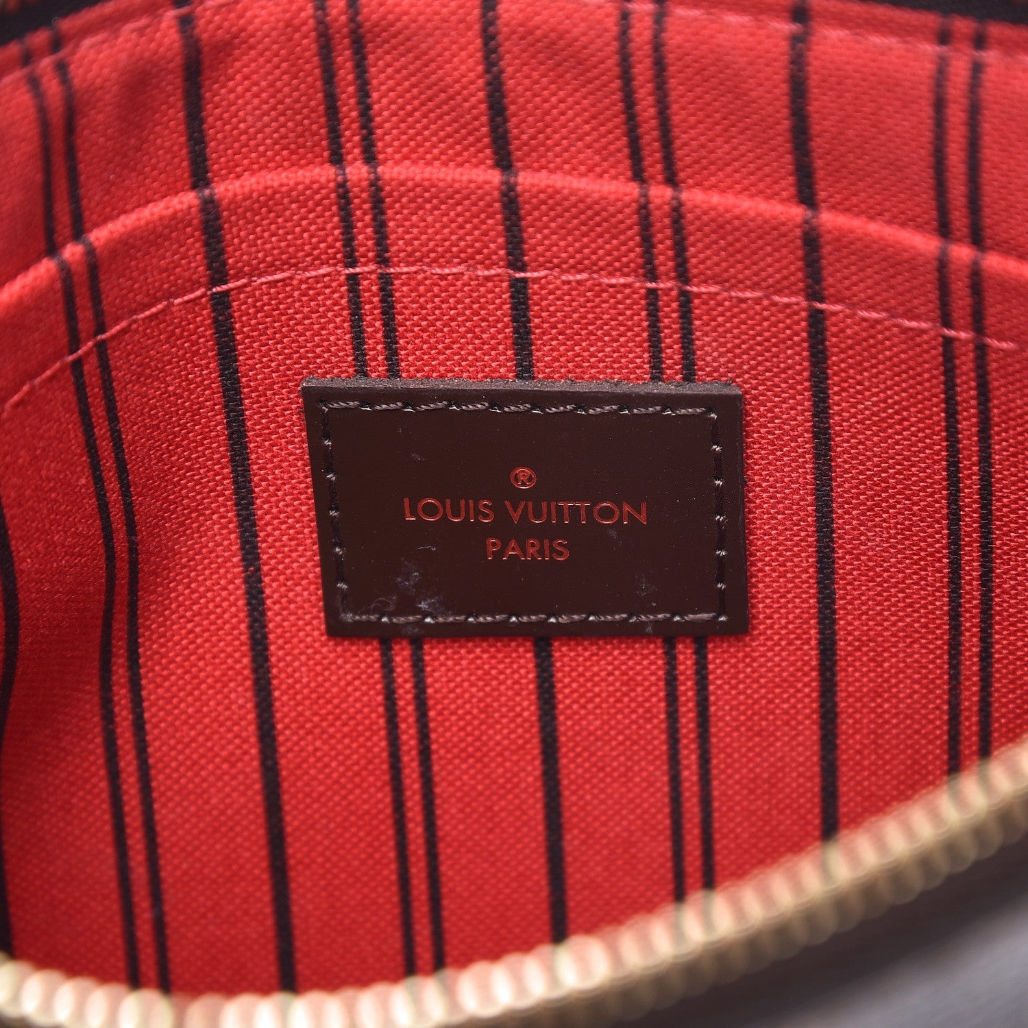 Louis Vuitton Damier Ebene Neverfull MM GM Pochette 6 of 7