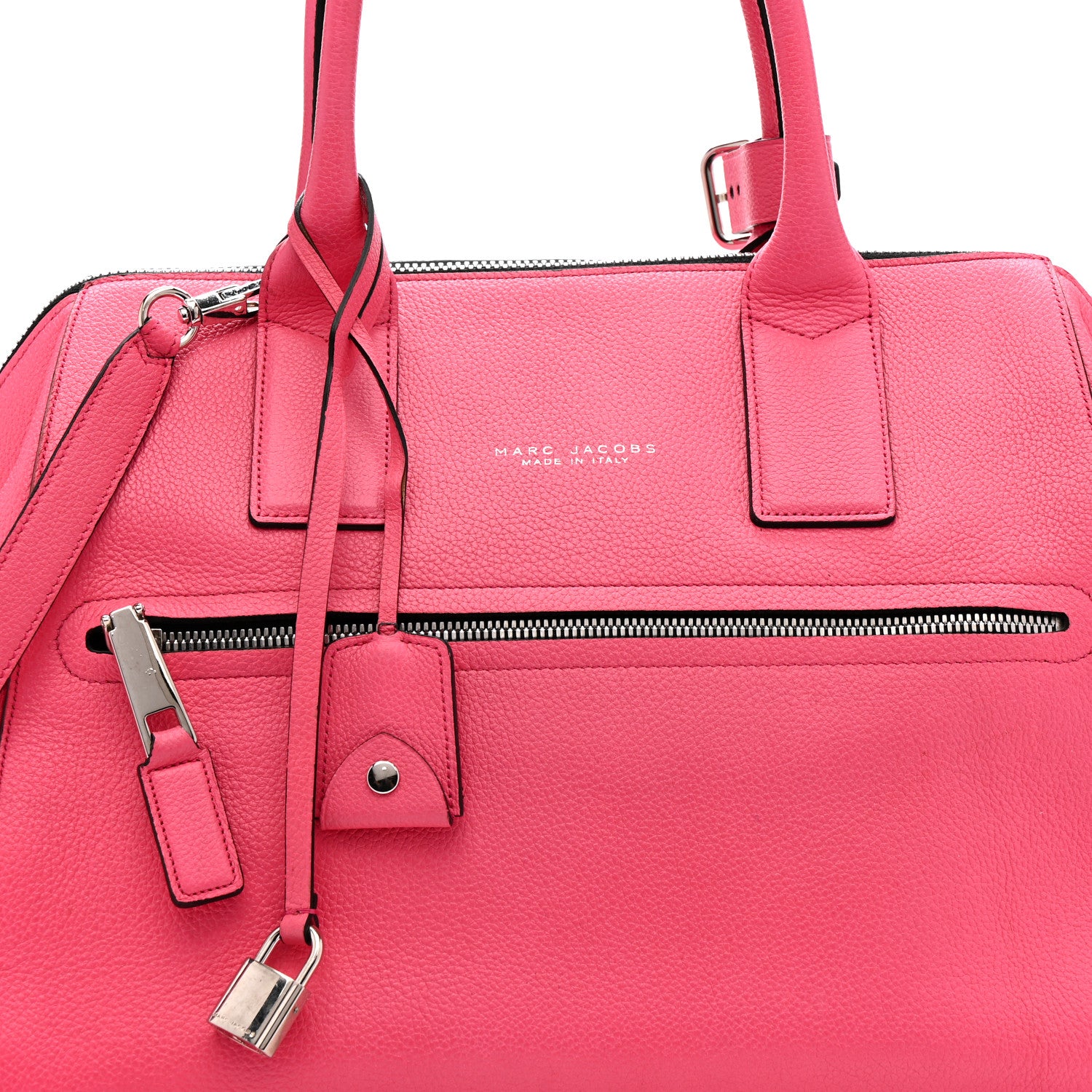 Marc Jacobs Textured Calfskin Medium Incognito Satchel Pink 7 of 12