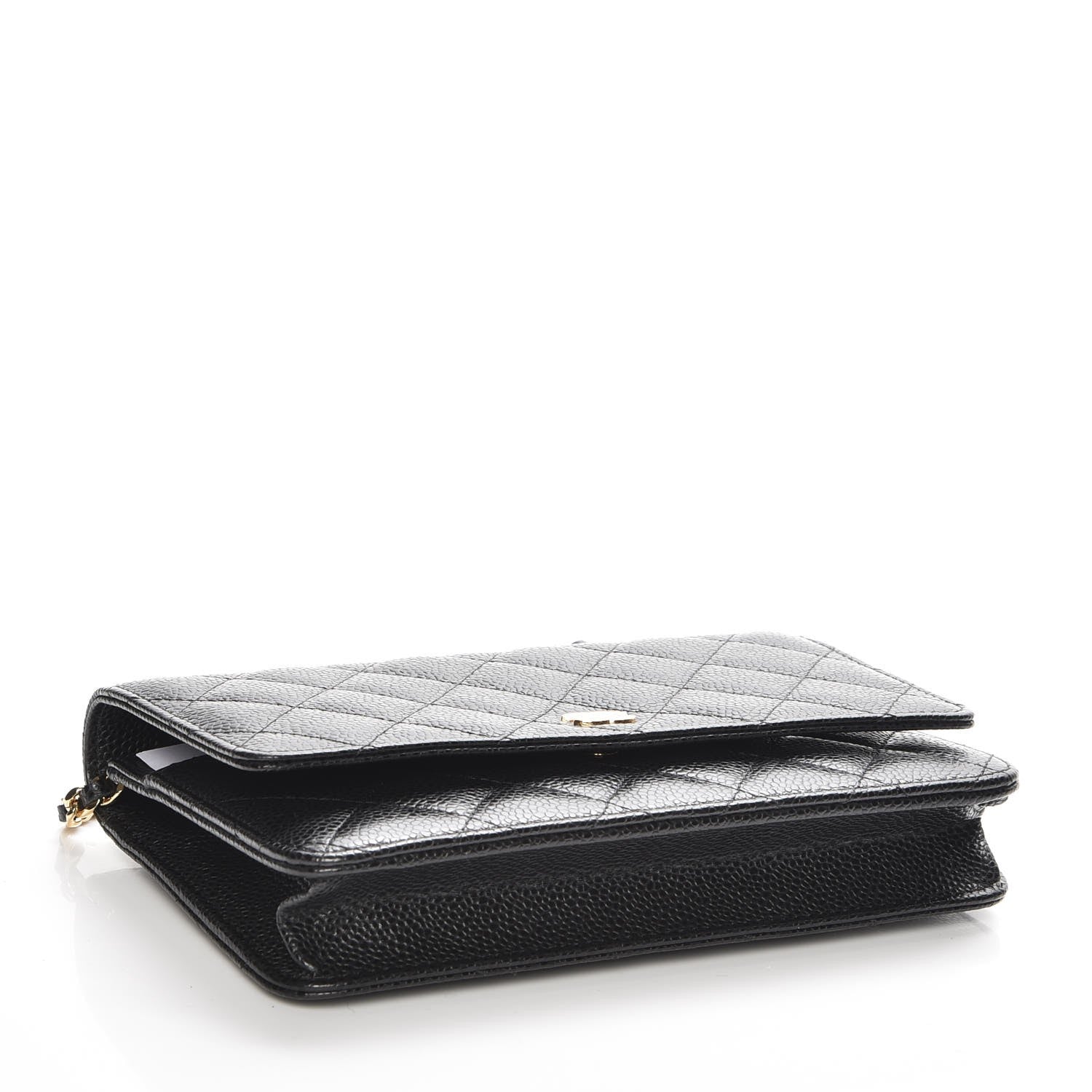 Chanel Caviar Quilted Wallet On Chain WOC Black 4 of 9