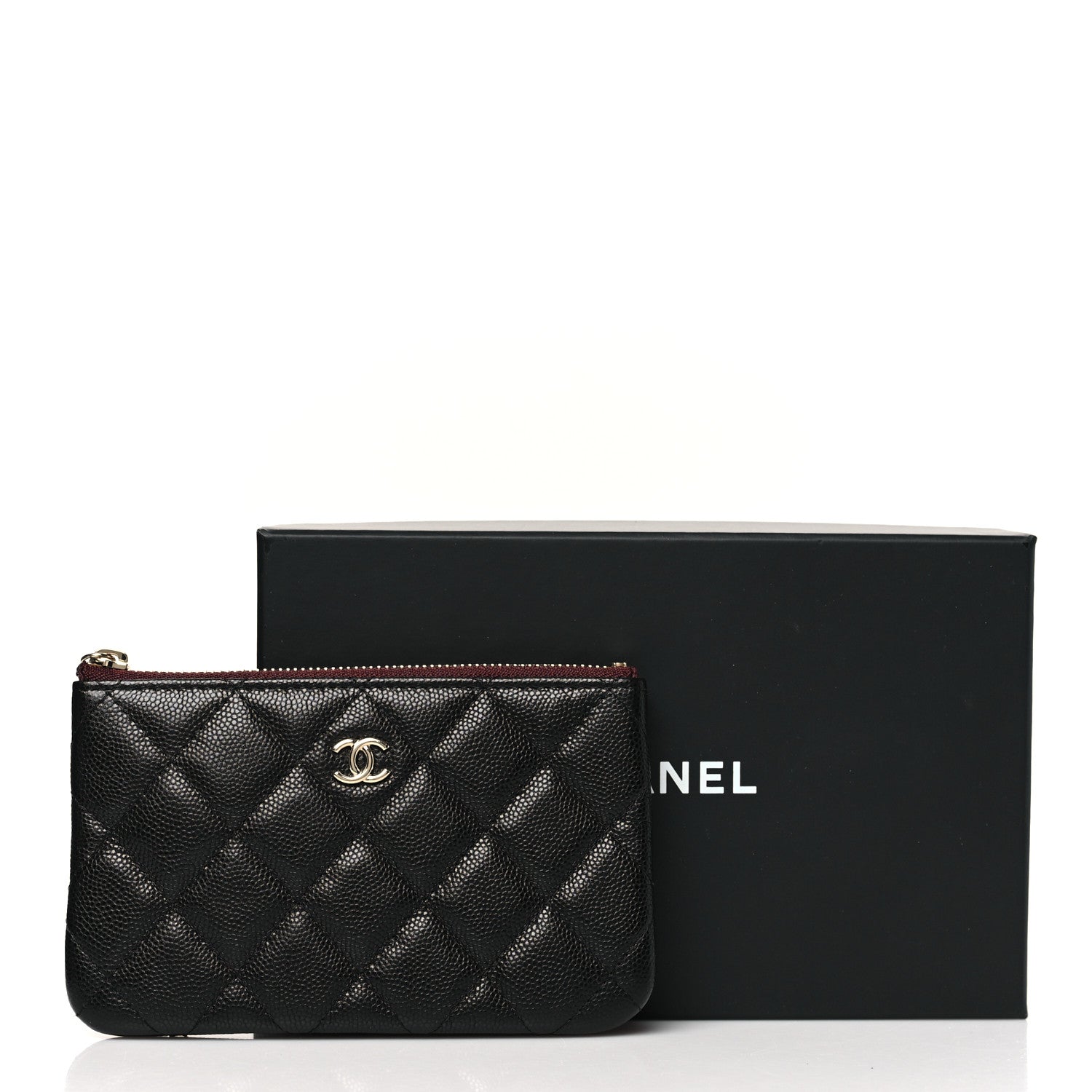 Chanel Caviar Quilted Small Cosmetic Case Black 9 of 9