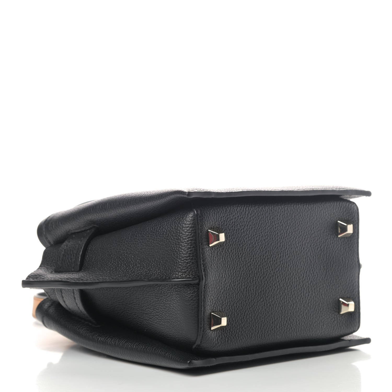MCM Grained Calfskin Mini Milla Tote Black 3 of 4