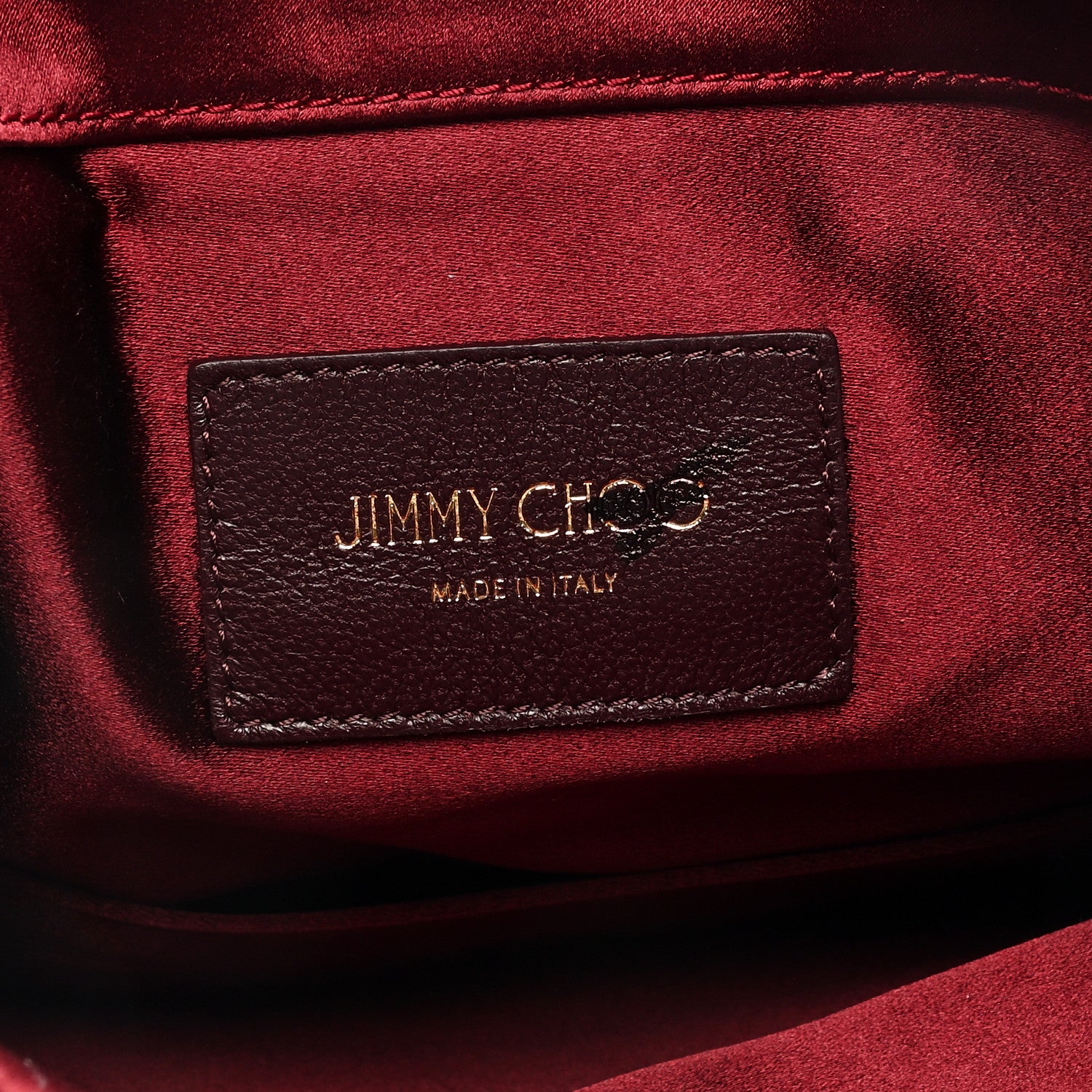 Jimmy Choo Satin Crystal Titania Clutch Red 6 of 8
