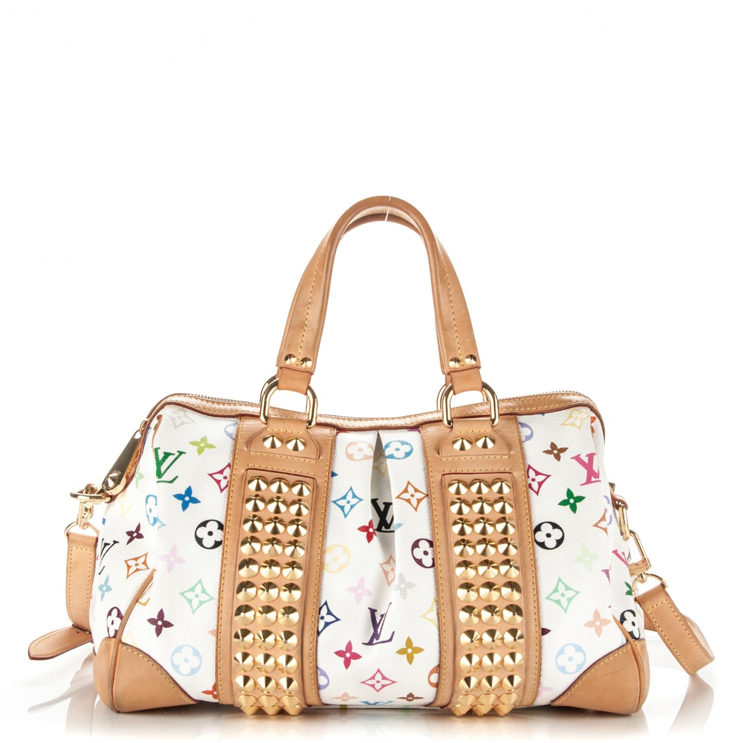 Louis Vuitton Monogram Multicolor Courtney MM White 1 of 10