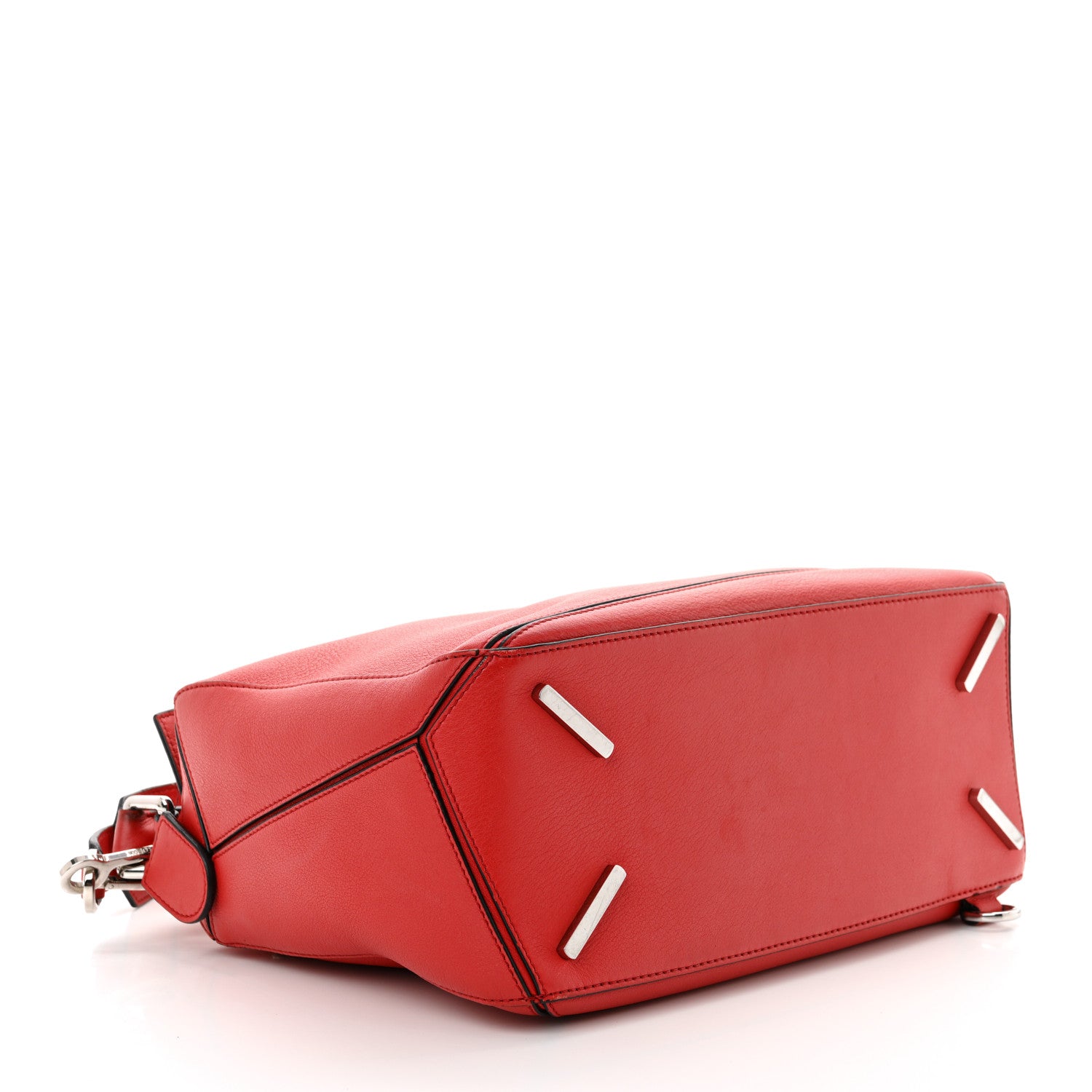 Loewe Calfskin Medium Puzzle Bag Scarlet 4 of 13