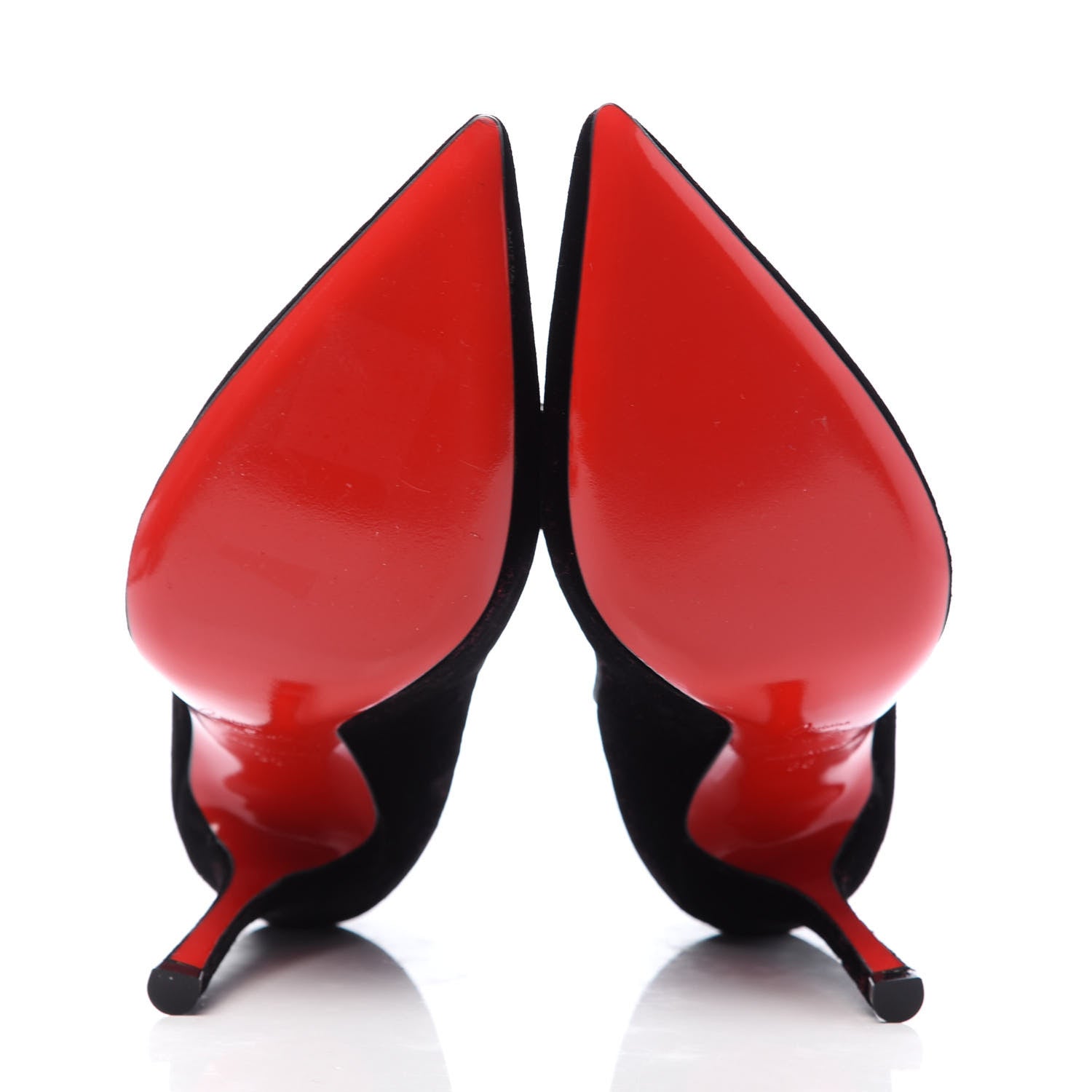 Christian Louboutin Veau Velours Decoltish 100 Pumps 35 Black 6 of 8