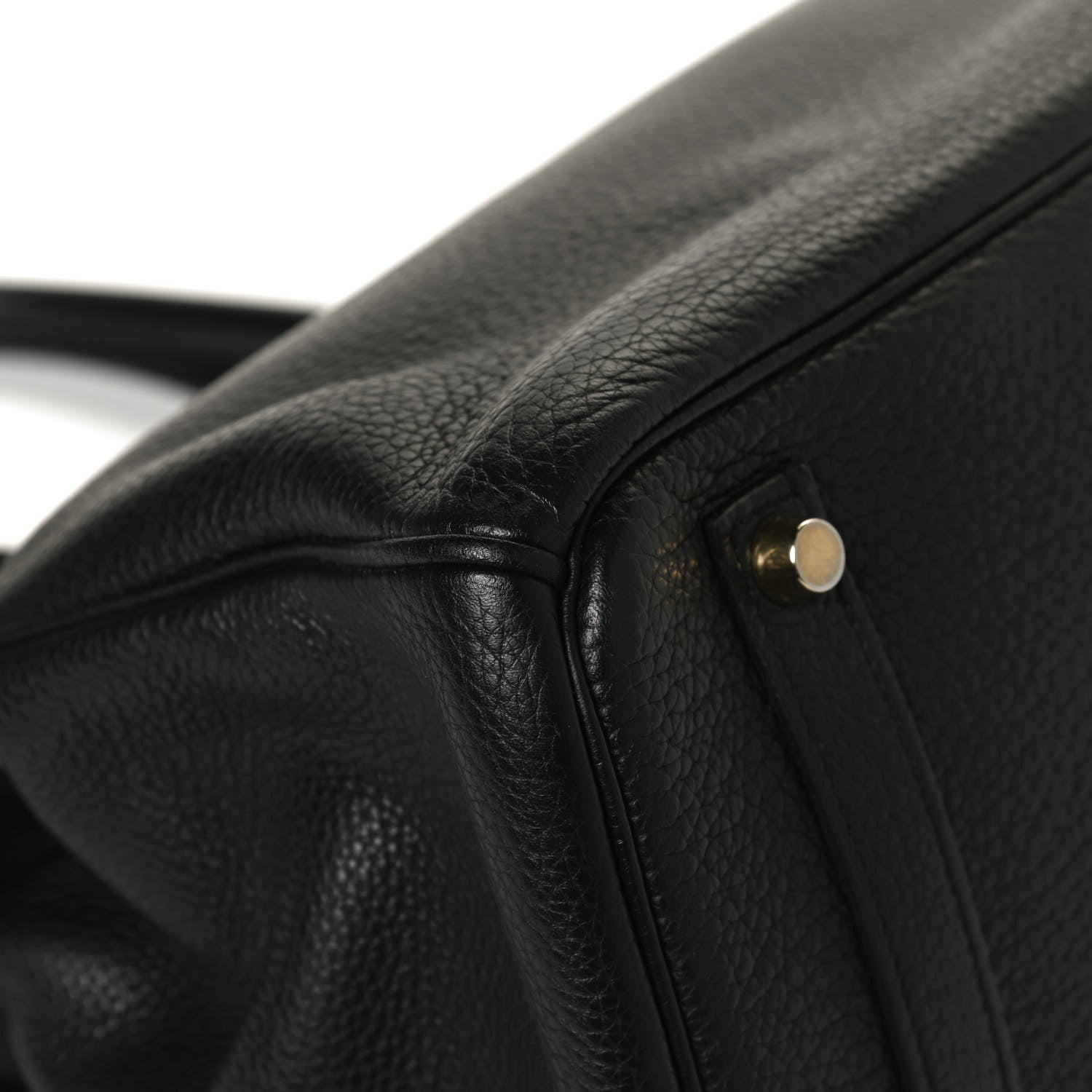 Hermes Taurillon Clemence Birkin 35 Black 9 of 12