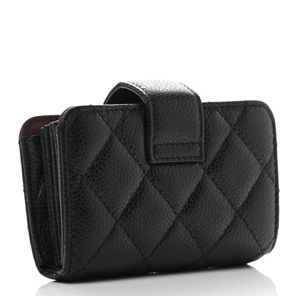 Chanel Caviar Quilted Gusseted Card Holder Black 3 of 7