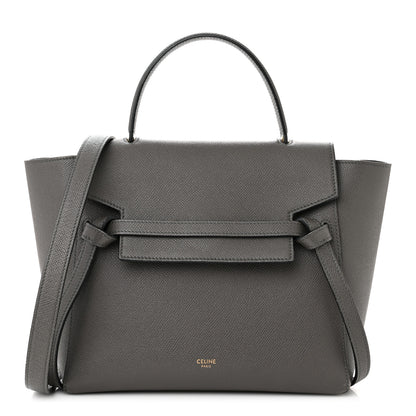 Celine Grained Calfskin Micro Belt Bag Grey 1 of 12