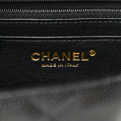 Chanel Caviar Quilted Jumbo Single Flap Black 6 of 12
