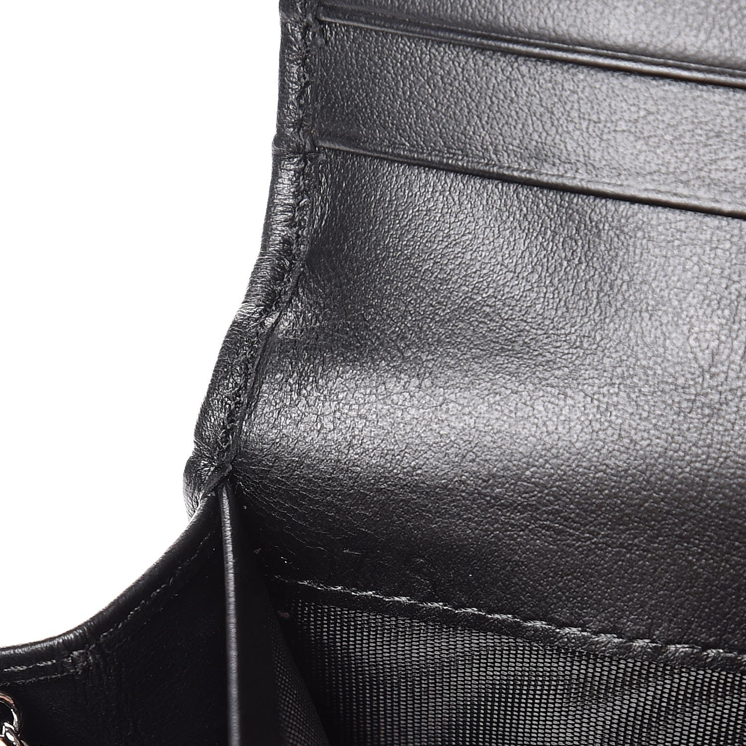 Prada Soft Calfskin Diagramme Continental Wallet Black 8 of 9