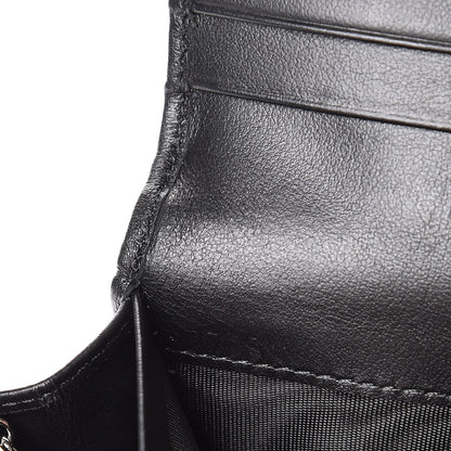 Prada Soft Calfskin Diagramme Continental Wallet Black 8 of 9