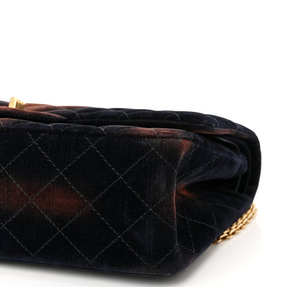 Chanel Ombre Velvet Quilted 2.55 Reissue 225 Flap Navy 10 of 10