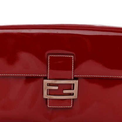 Fendi Patent Mama Baguette Red 7 of 9