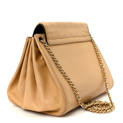 Chanel Lambskin Chocolate Bar Accordion Reissue Flap Beige 3 of 12