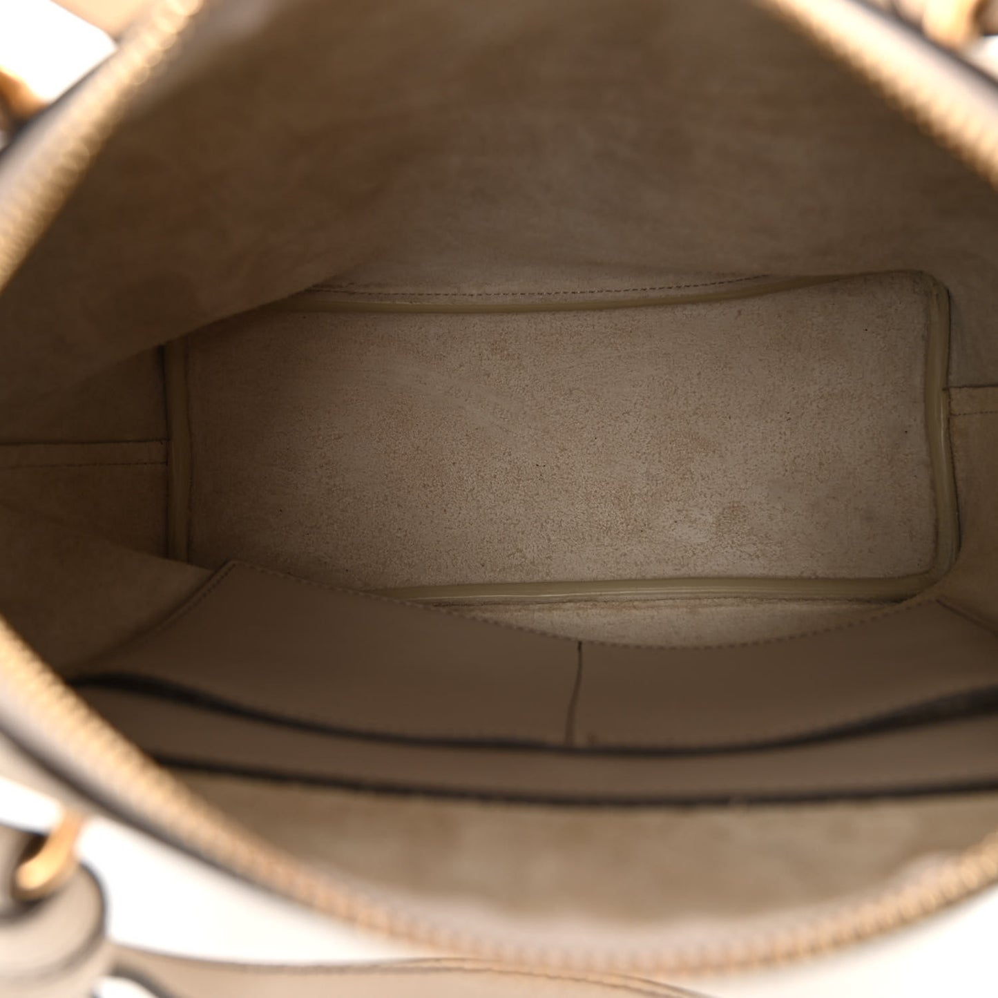 Lambskin Small Soft Cube Satchel Light Taupe