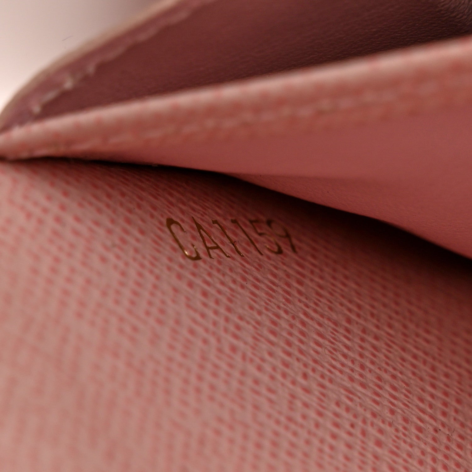 Louis Vuitton Damier Ebene Studded Sarah Wallet NM Rose Ballerine 12 of 24