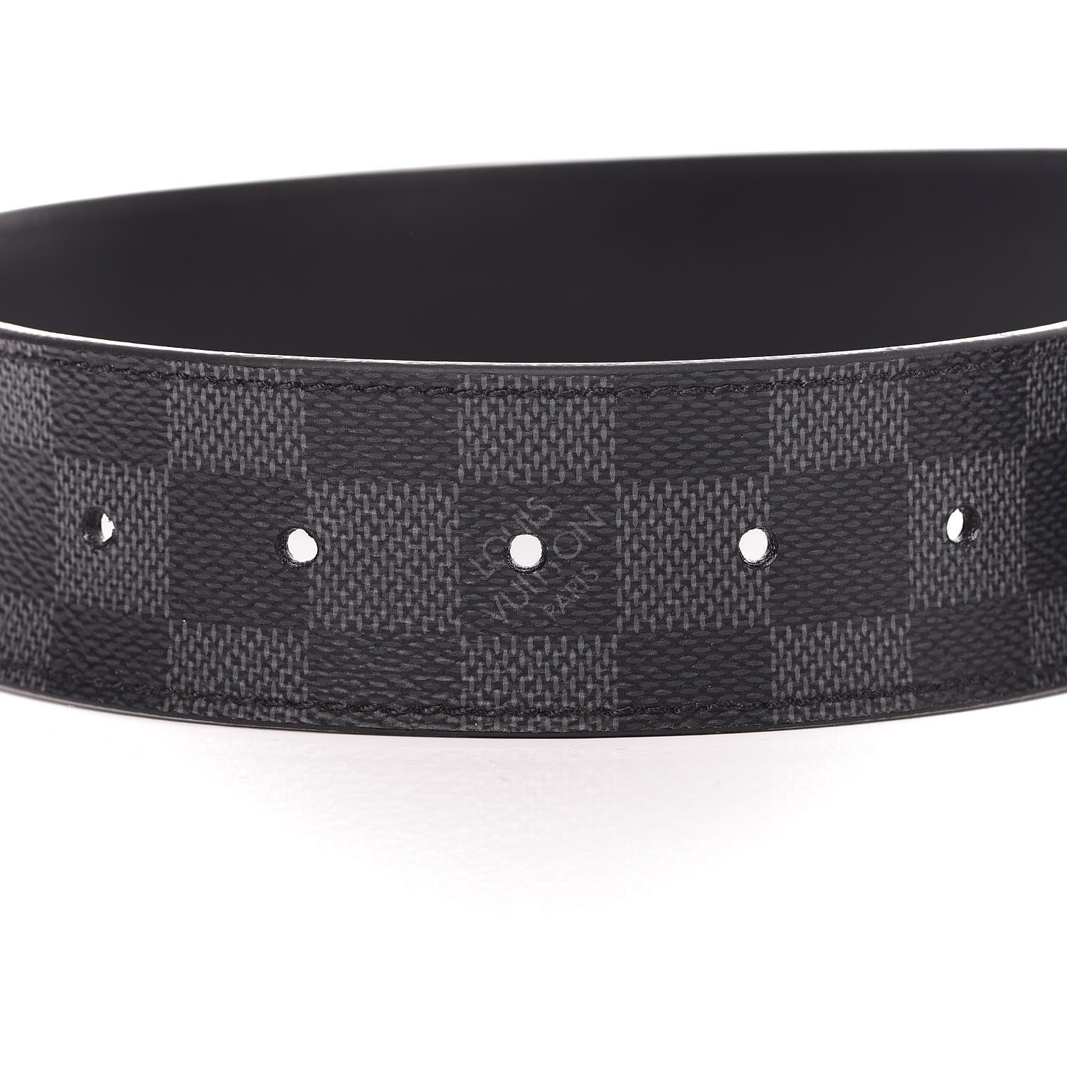 Louis Vuitton Damier Graphite 40mm LV Initiales Belt 90 36 6 of 7
