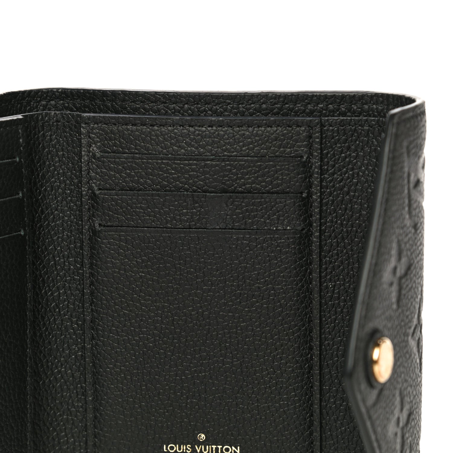 Louis Vuitton Empreinte Victorine Wallet Black 11 of 12