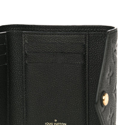Louis Vuitton Empreinte Victorine Wallet Black 11 of 12
