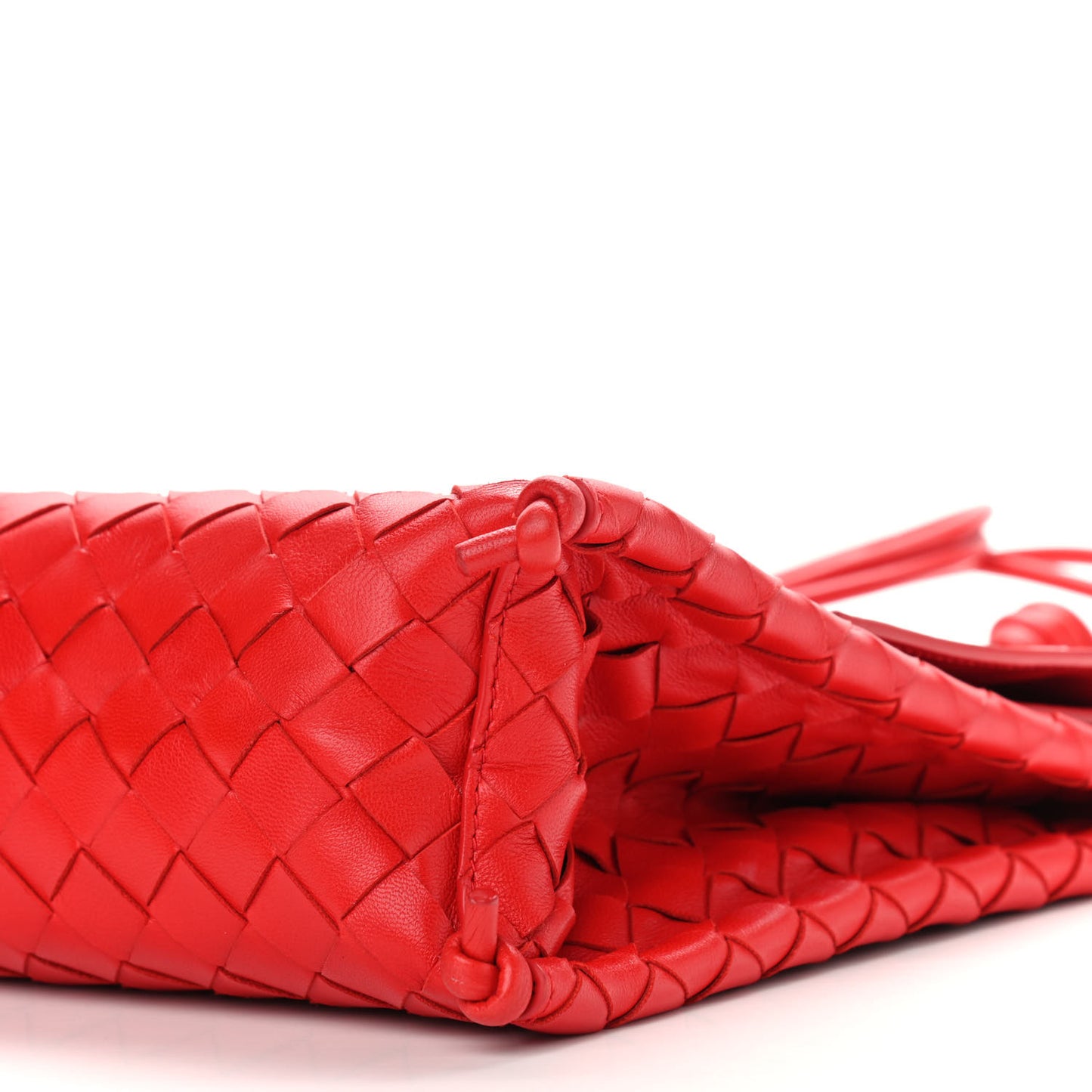 Nappa Intrecciato Small Knot Flap Crossbody Nail Polish