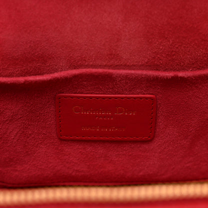 Christian Dior Lambskin Cannage Small Diortravel Vanity Case Red 7 of 9