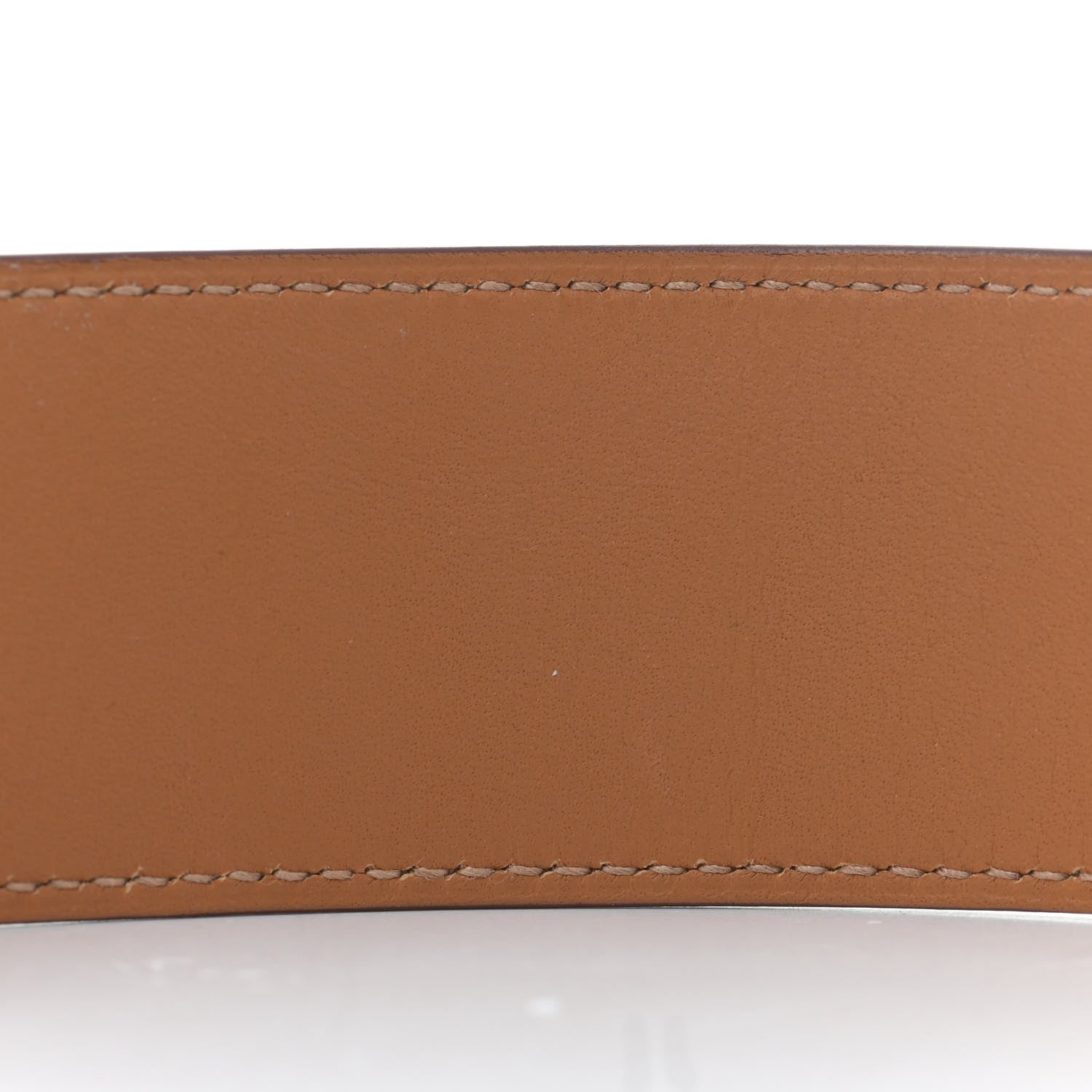 Hermes Natural Barenia Kelly Dog Cuff Fauve 6 of 7